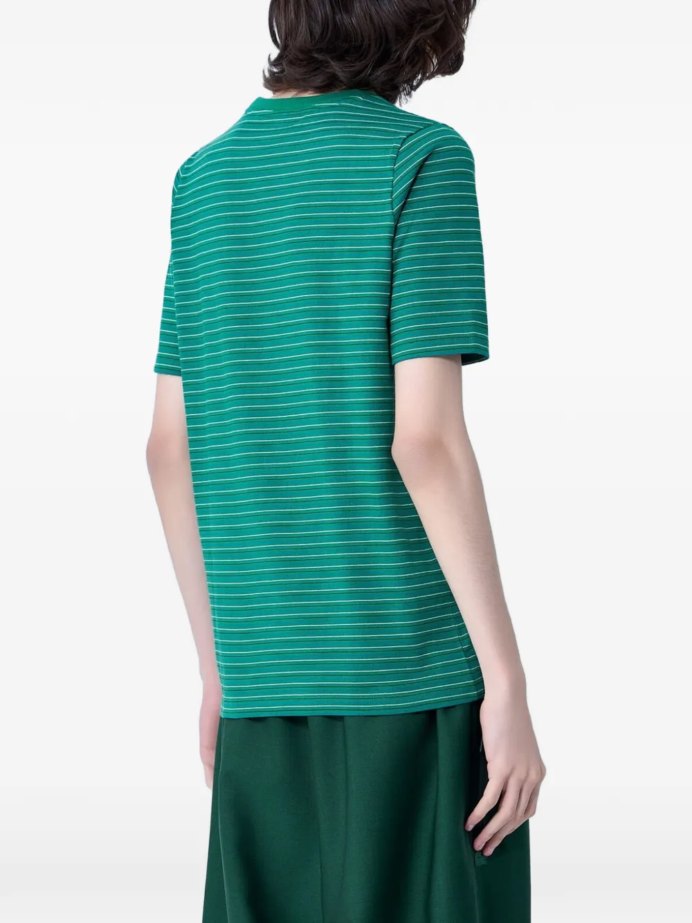 Lacoste Gestreept T-shirt Groen