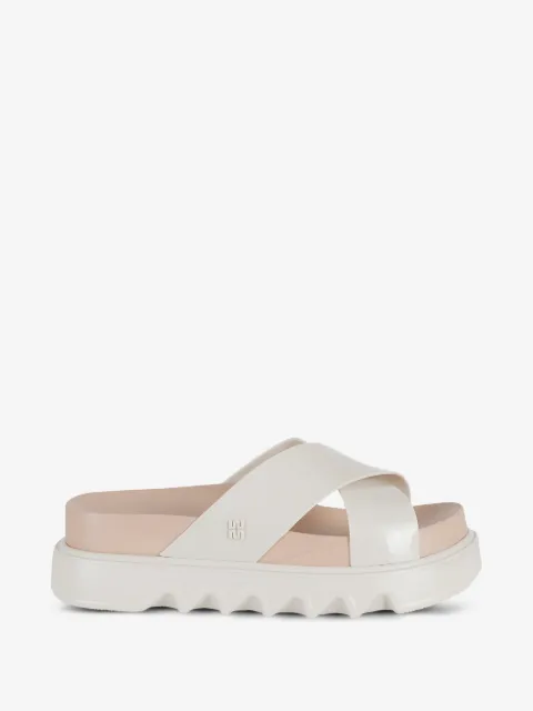Melissa crossover-strap platform sandals