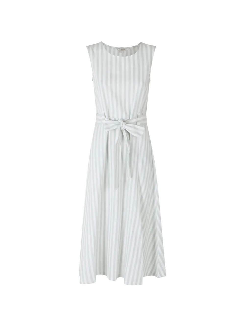 Barbour stripe-pattern belted dress - Verde