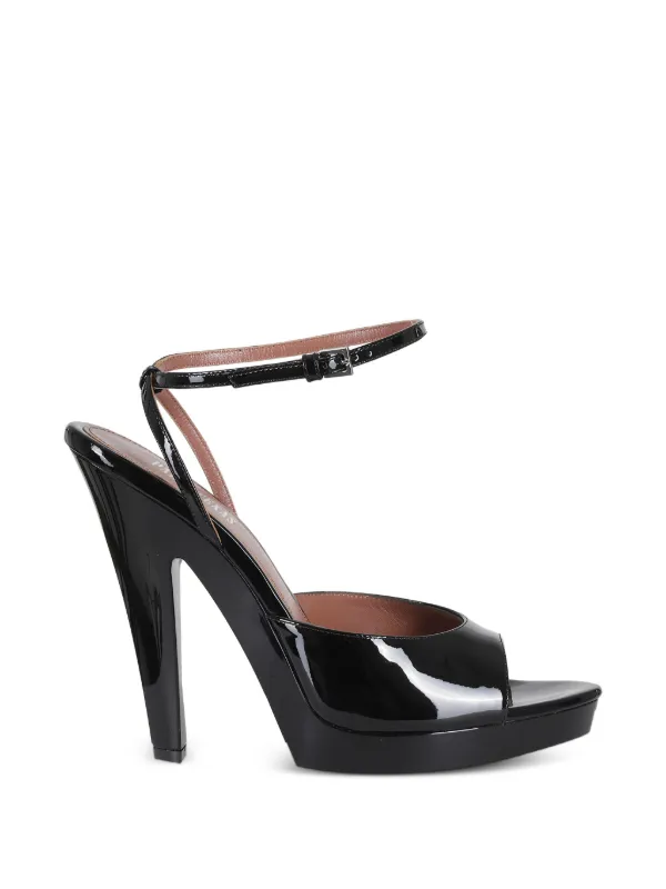 Paris Texas 130mm Gala Sandals in Black
