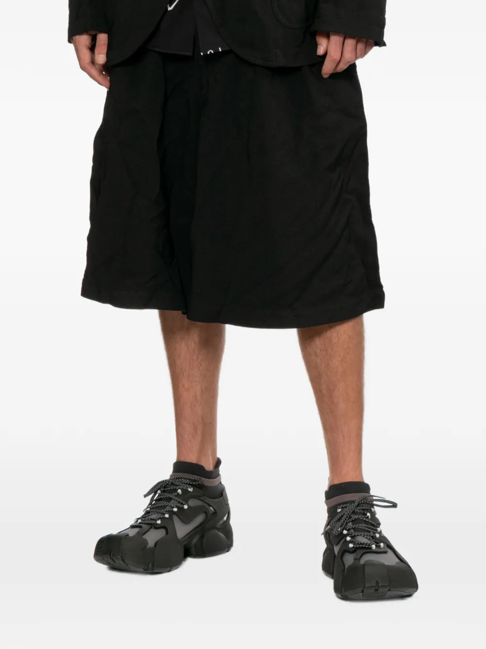 Comme Des Garçons Shirt Pantalon met knoop Zwart