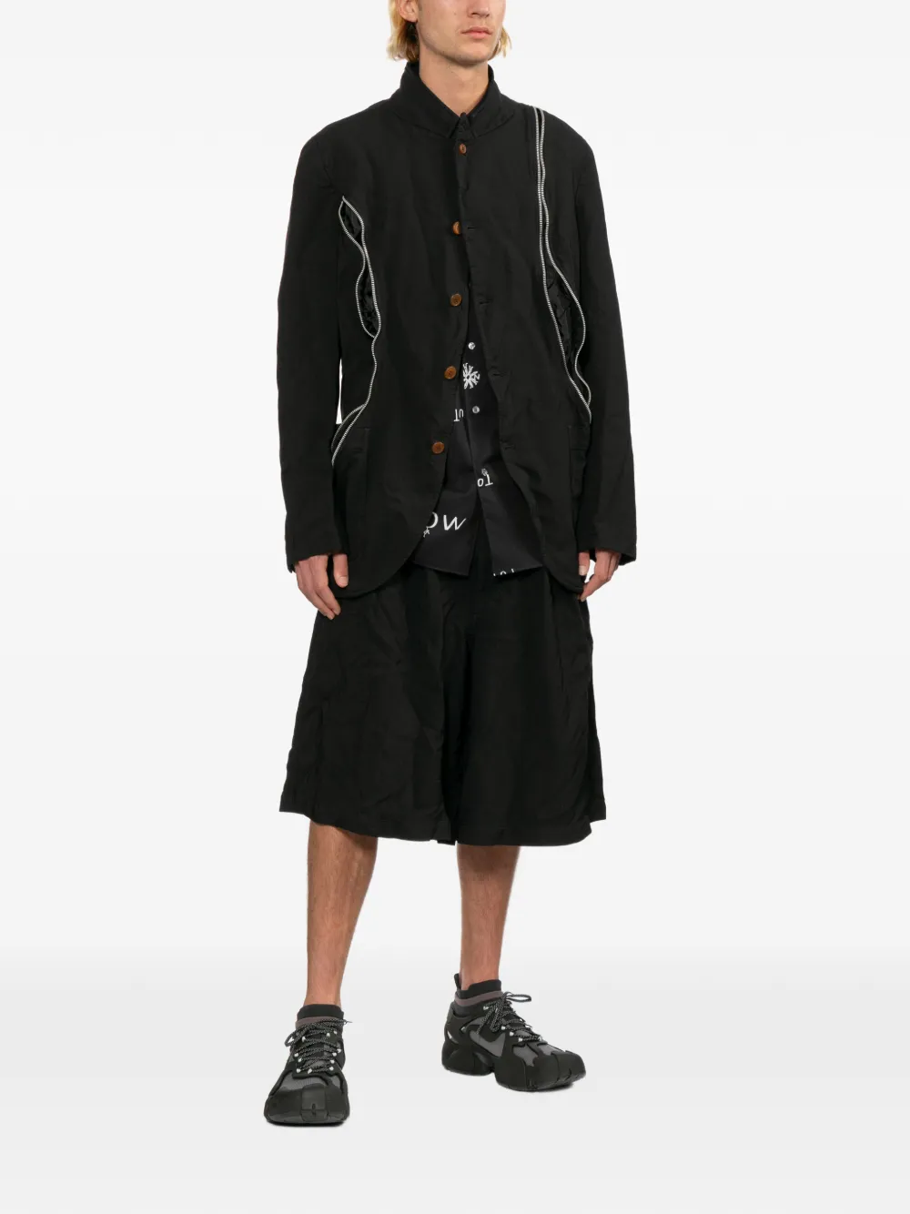 Comme Des Garçons Shirt Pantalon met knoop Zwart