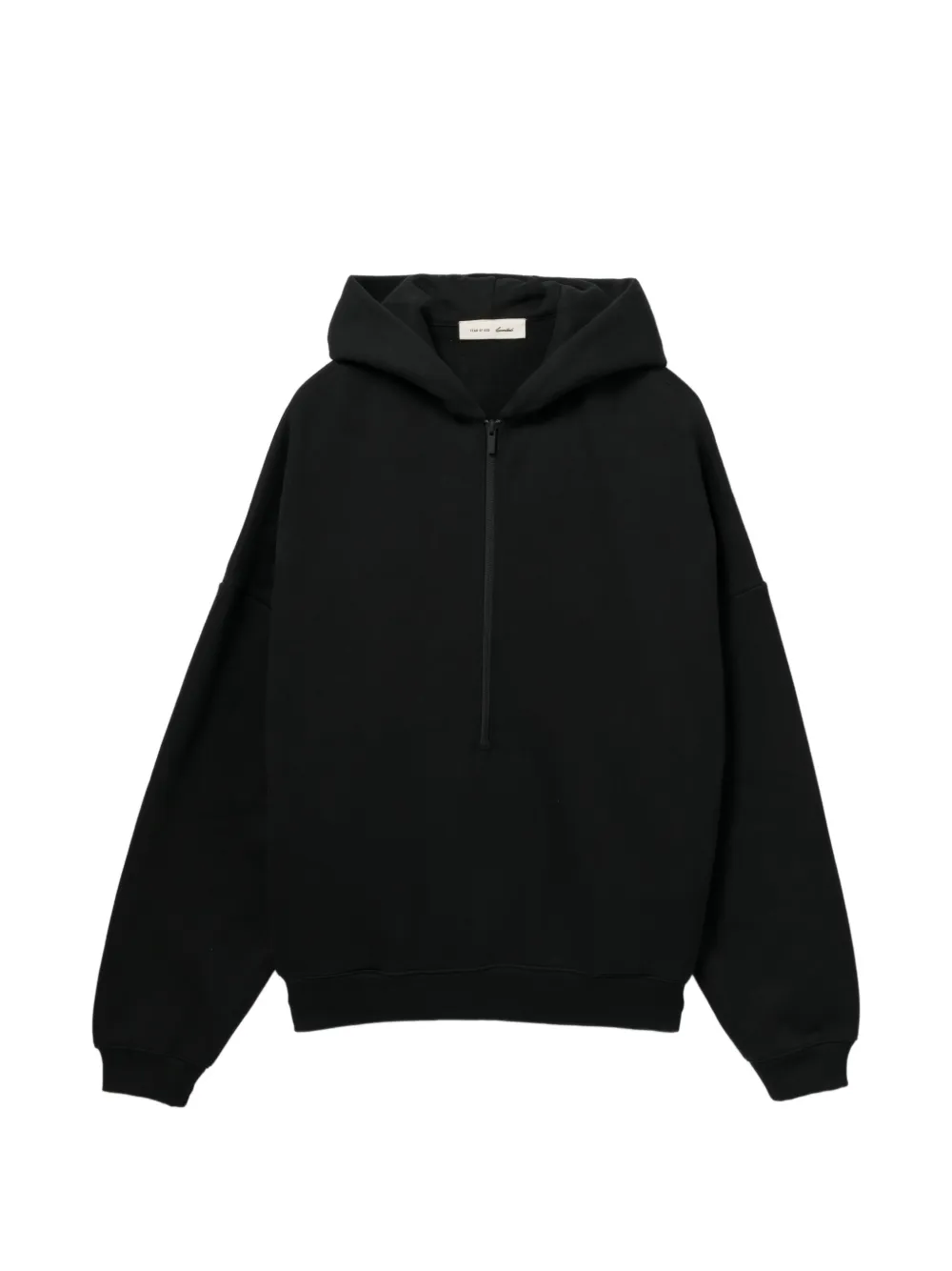 ESSENTIALS ハーフジップ パーカー | ブラック | Image 1