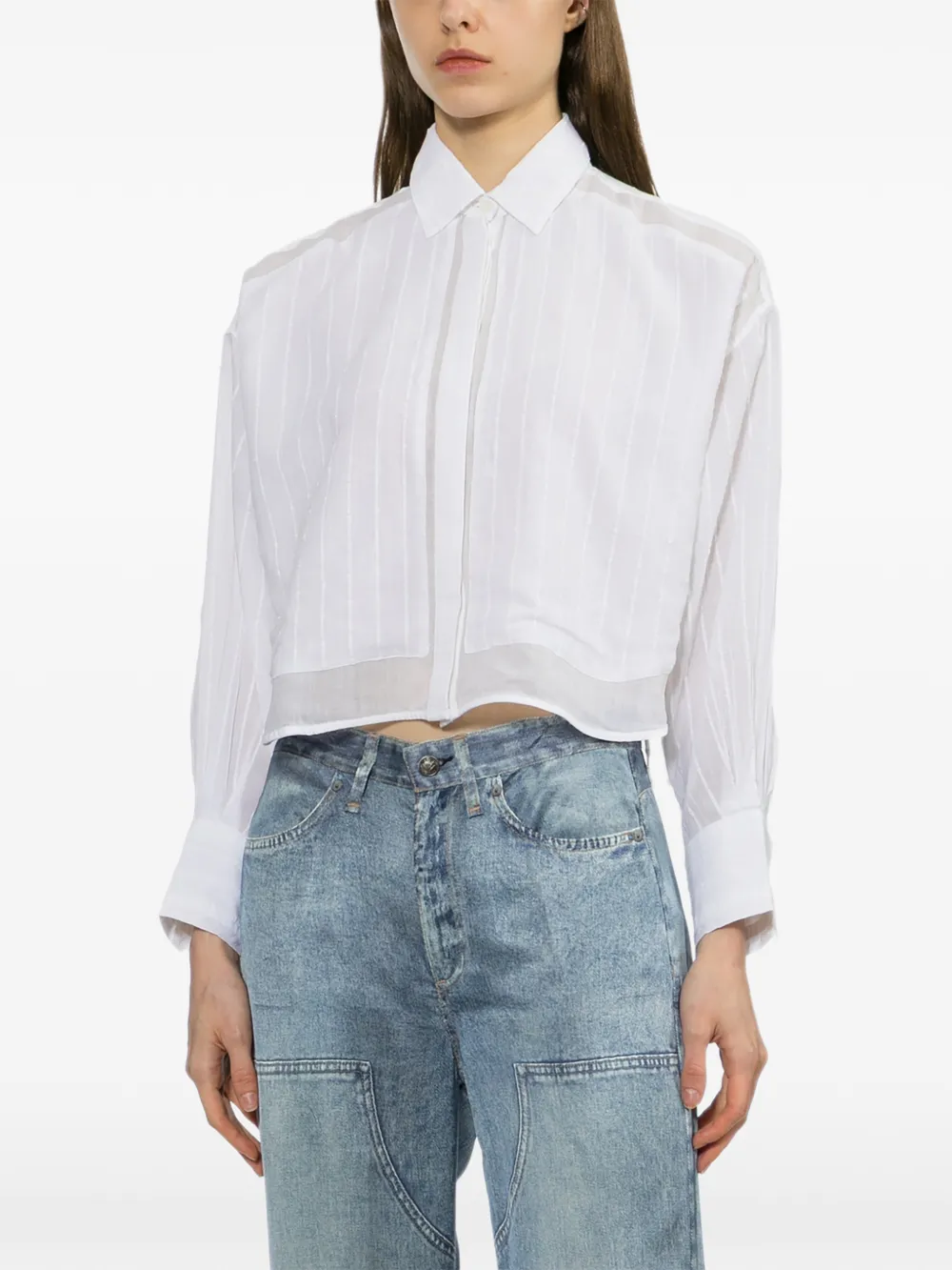  Rag & Bone Camisa A Paneles - Blanco 