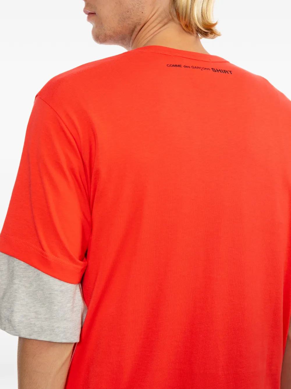 Comme Des Garçons Shirt T-shirt met ronde hals Oranje