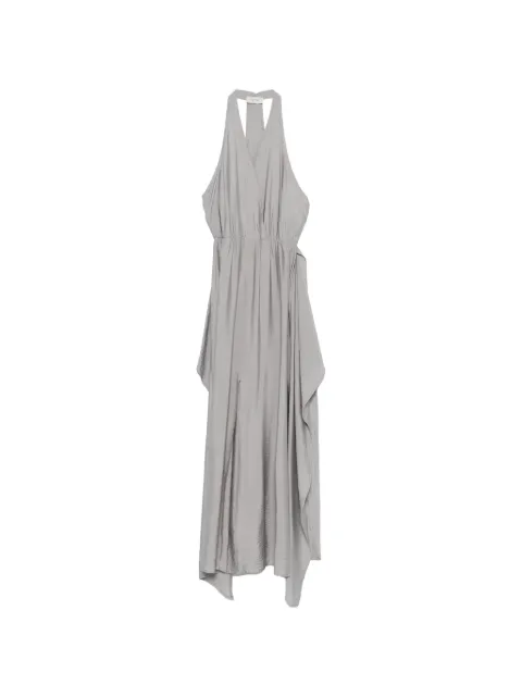 RAME halterneck wrap asymmetric dress
