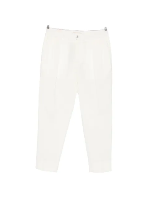 Briglia 1949 pleated elasticated-waist trousers