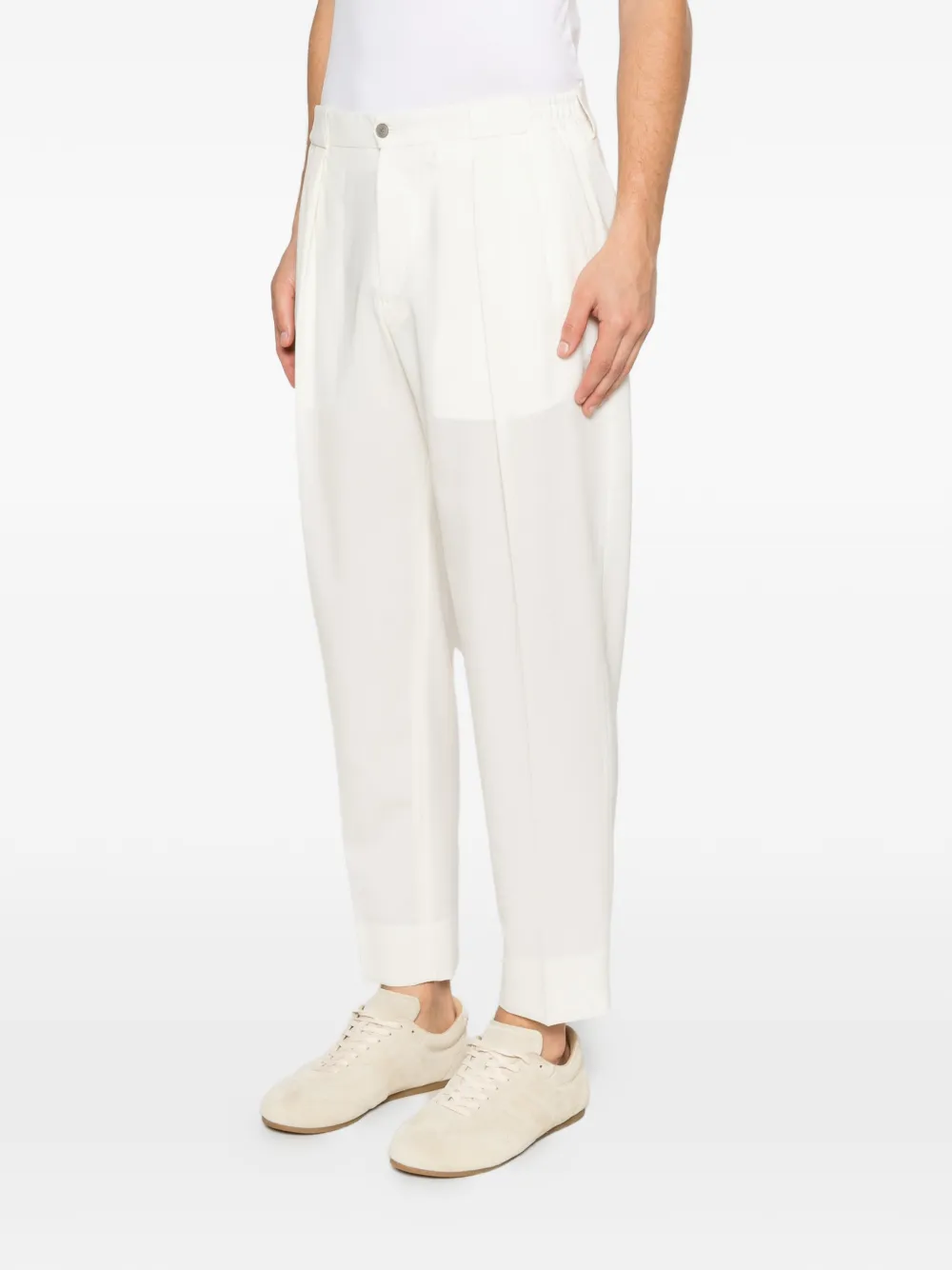 Briglia 1949 Broek met elastische taille Wit