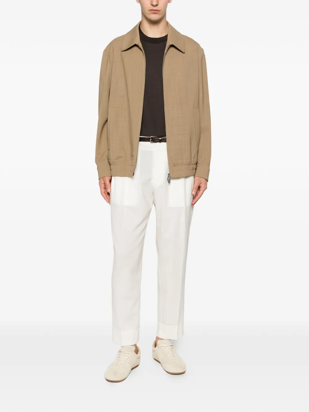 Briglia 1949 Broek met elastische taille Wit