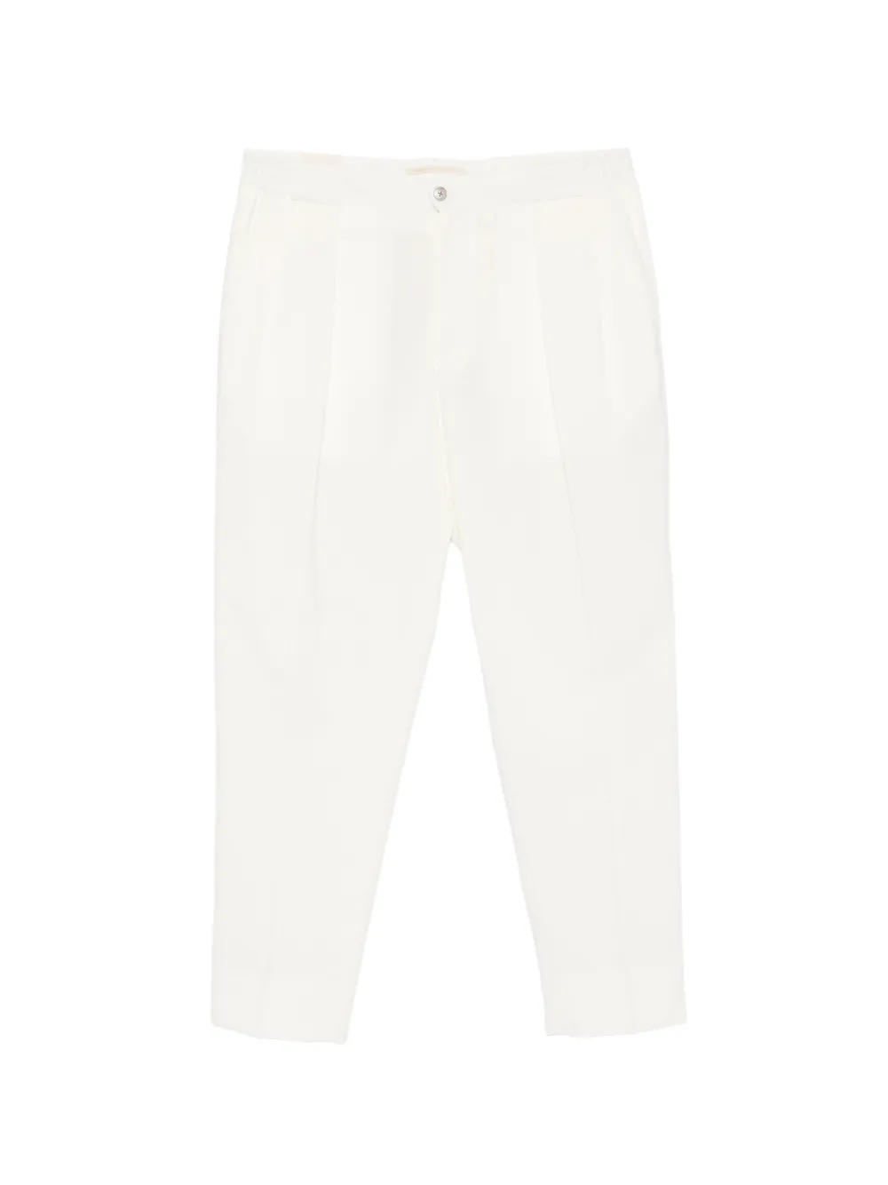 Briglia 1949 pleated elasticated-waist trousers - Bianco