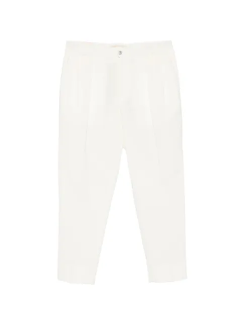 Briglia 1949 pleated elasticated-waist trousers