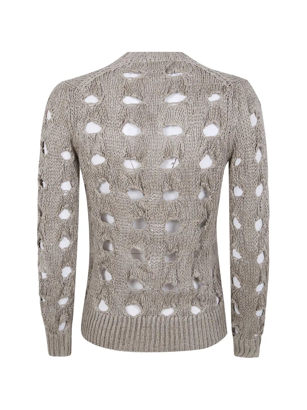 Comme Des Garçons Vest met uitgesneden details Beige