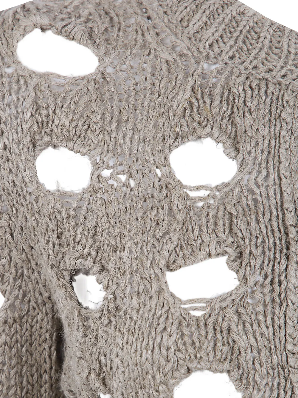 Comme Des Garçons Vest met uitgesneden details Beige