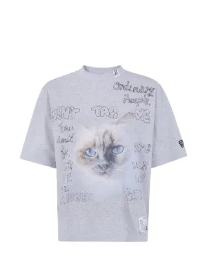 Unicorn Cat Print T-shirt