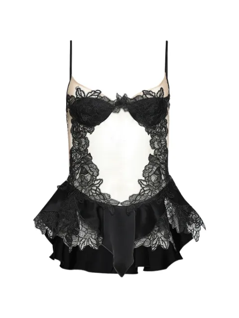 David Koma lingerie top