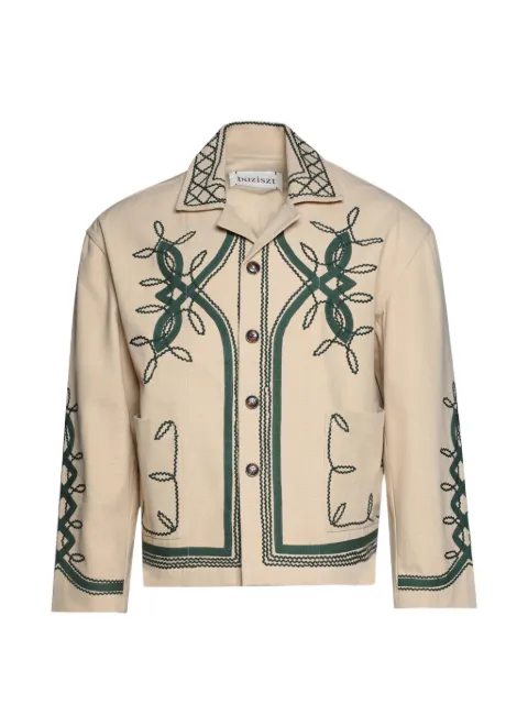 Baziszt Baya embroidered shirt jacket