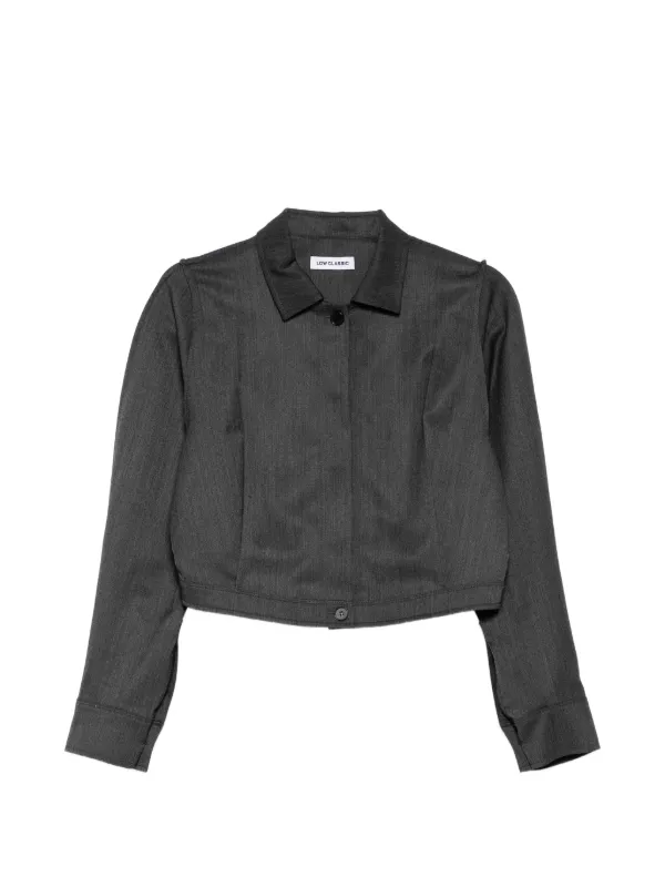 Low Classic ピンチシャツジャケット | グレー | FARFETCH JP