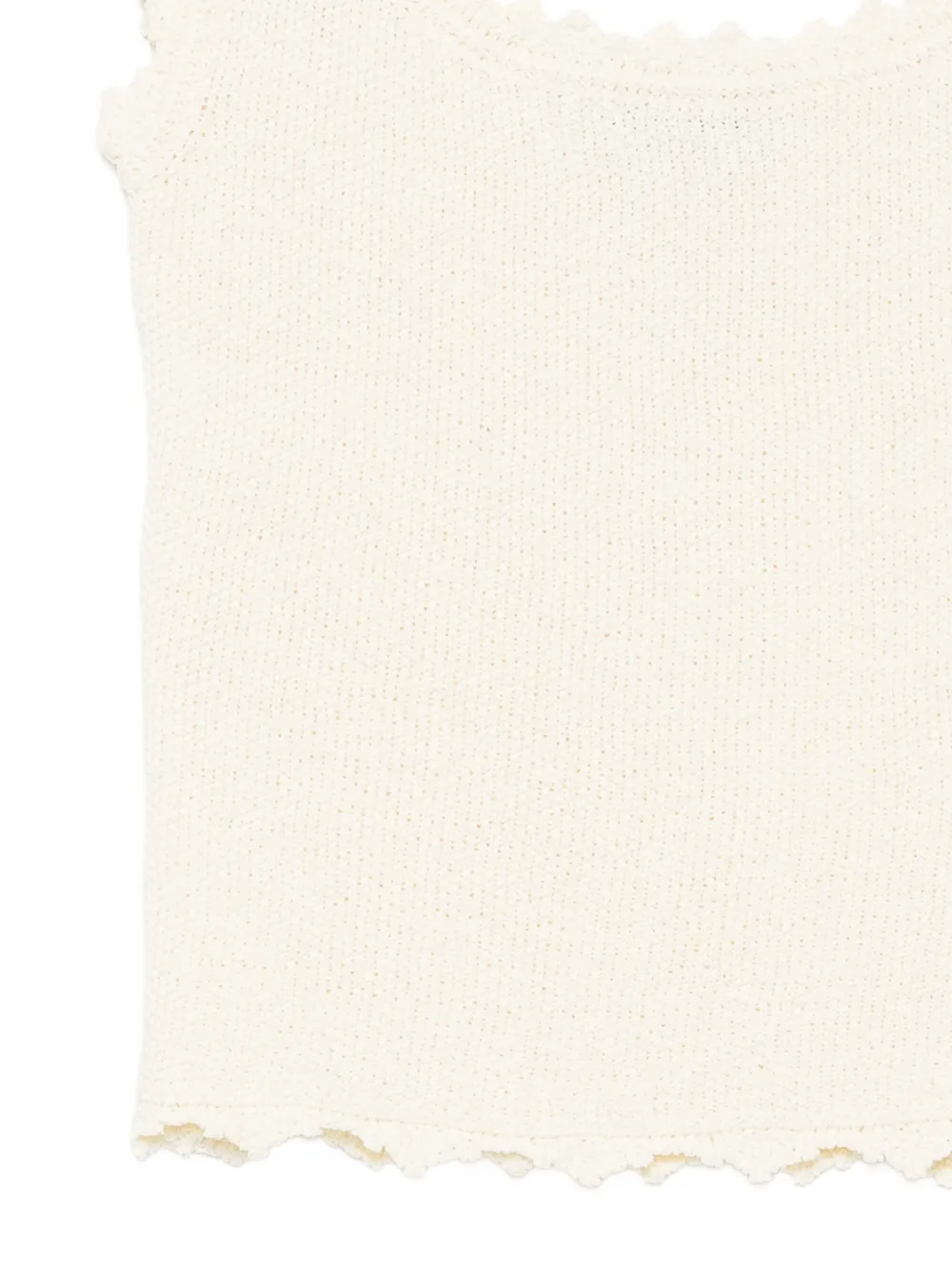  Low Classic Top Con Borde De Encaje - Neutro 
