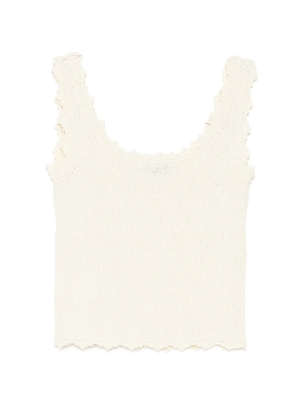  Low Classic Top Con Borde De Encaje - Neutro 