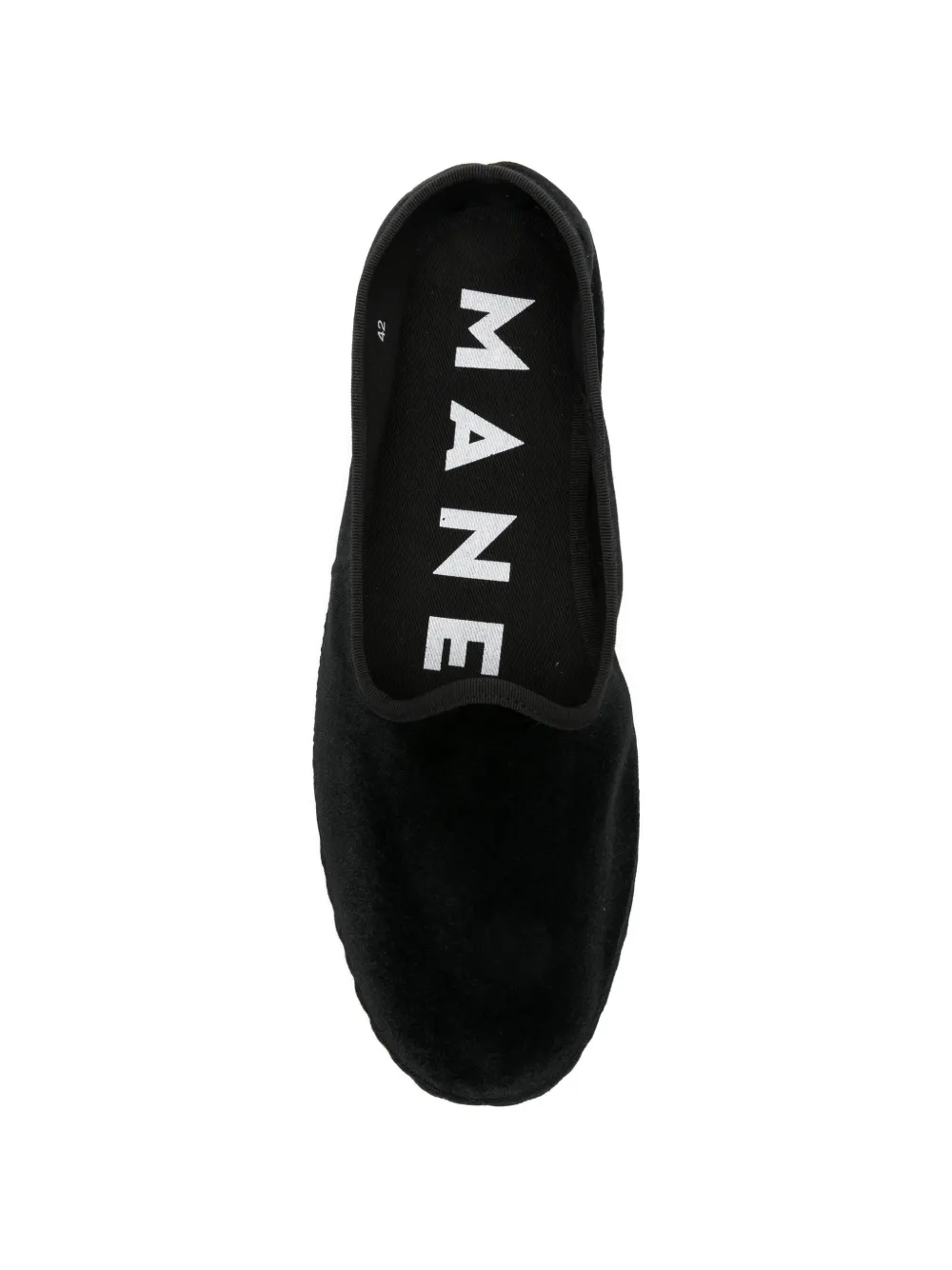 Manebi Fluwelen loafers Zwart
