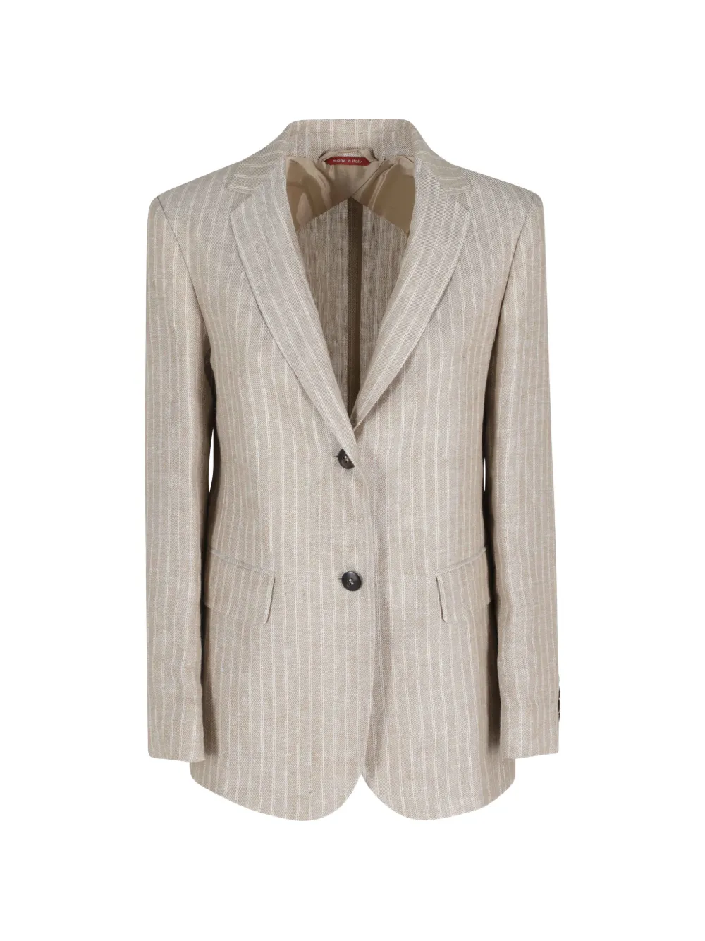 Max Mara Blazer a righe - Toni neutri