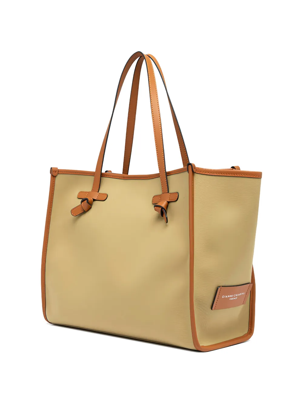MARCELLA CLUB Marcella shopper met leren afwerking Beige