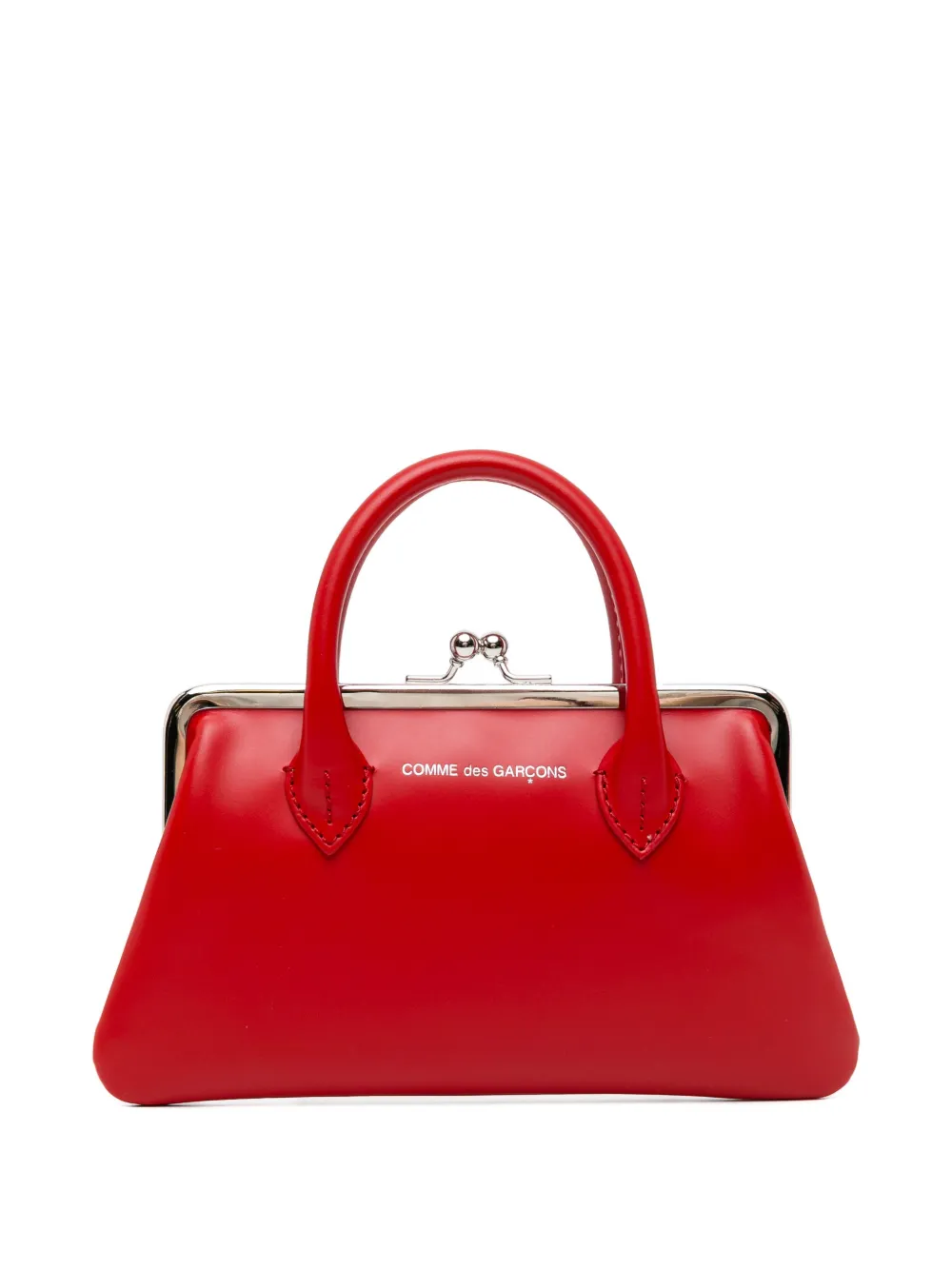 Comme Des Garçons Wallet small logo-print wallet - Rosso