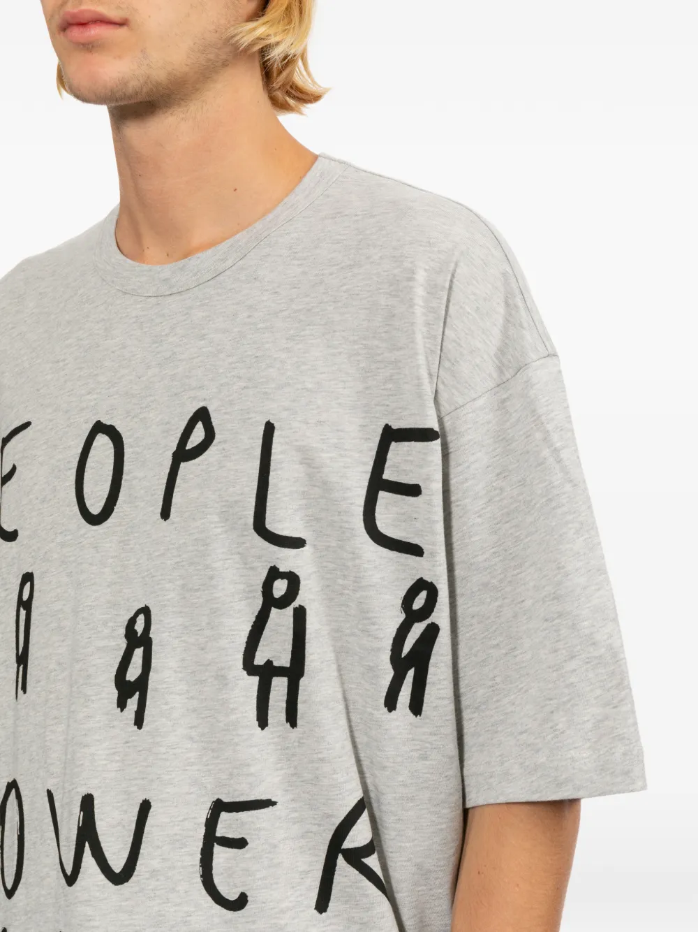 Comme Des Garçons Shirt T-shirt met grafische print Grijs