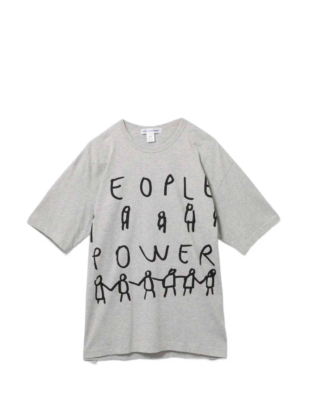 Comme Des Garçons Shirt T-shirt con grafica - Grigio