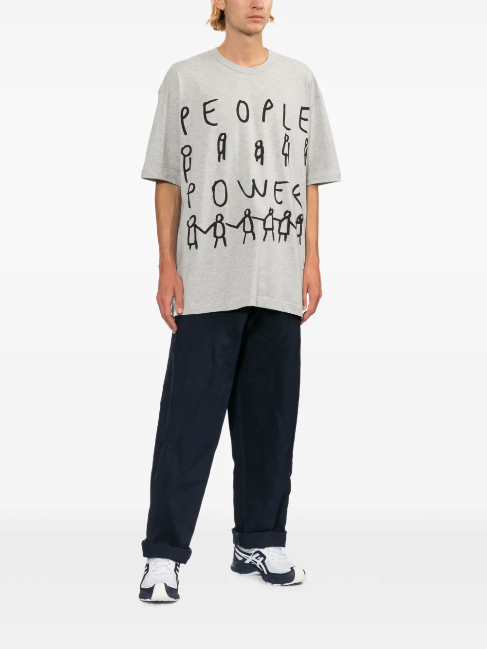 Comme Des Garçons Shirt T-shirt met grafische print Grijs
