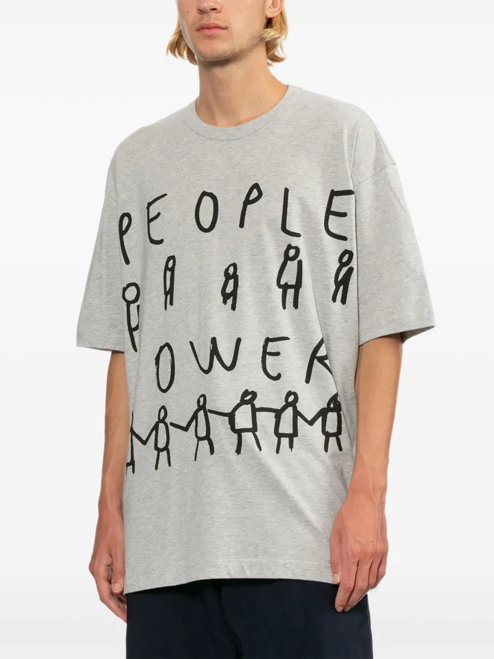 Comme Des Garçons Shirt T-shirt met grafische print Grijs