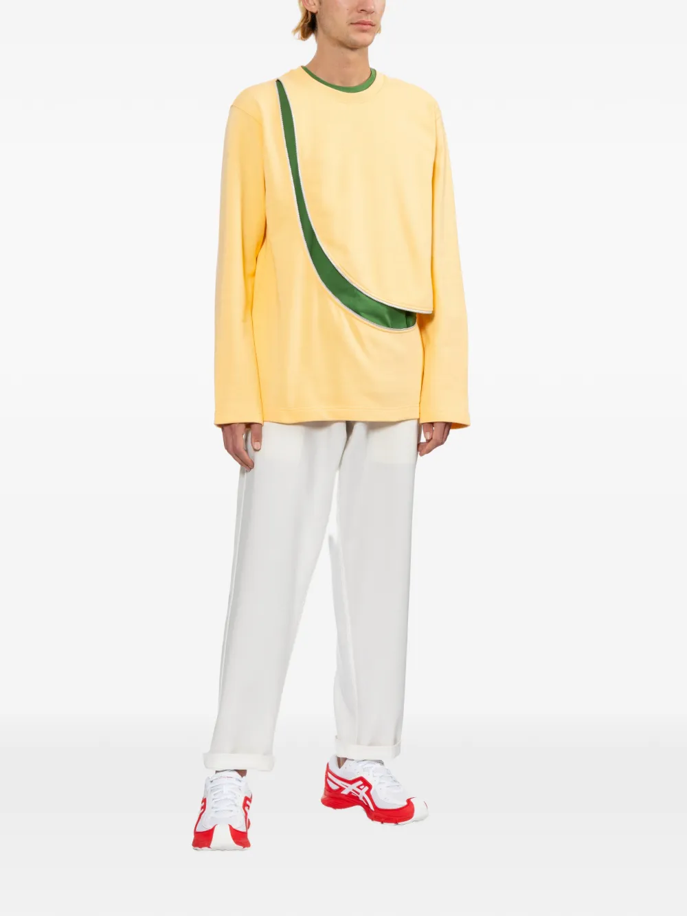Comme Des Garçons Shirt Sweater met ritsdetail Geel