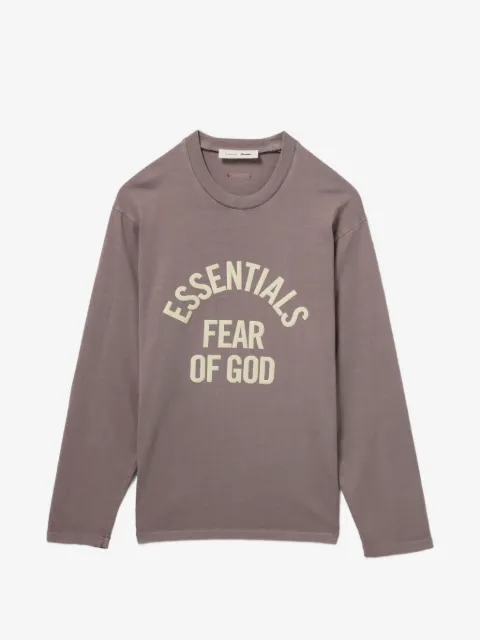 ESSENTIALS logo-print long-sleeve sweatshirt