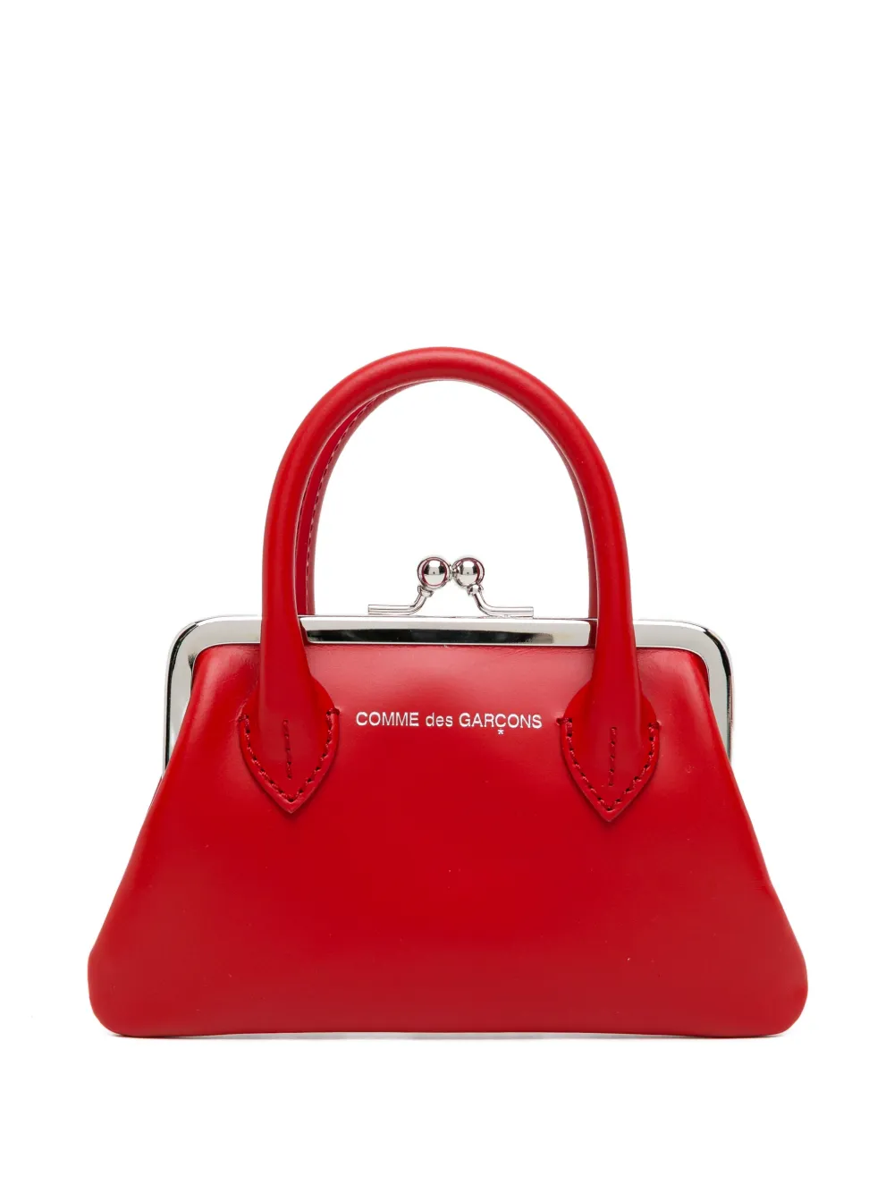 Comme Des Garçons Wallet small logo-print wallet - Rosso