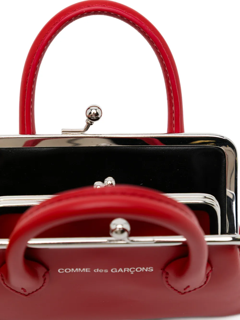Comme Des Garçons Wallet Kleine portemonnee Rood