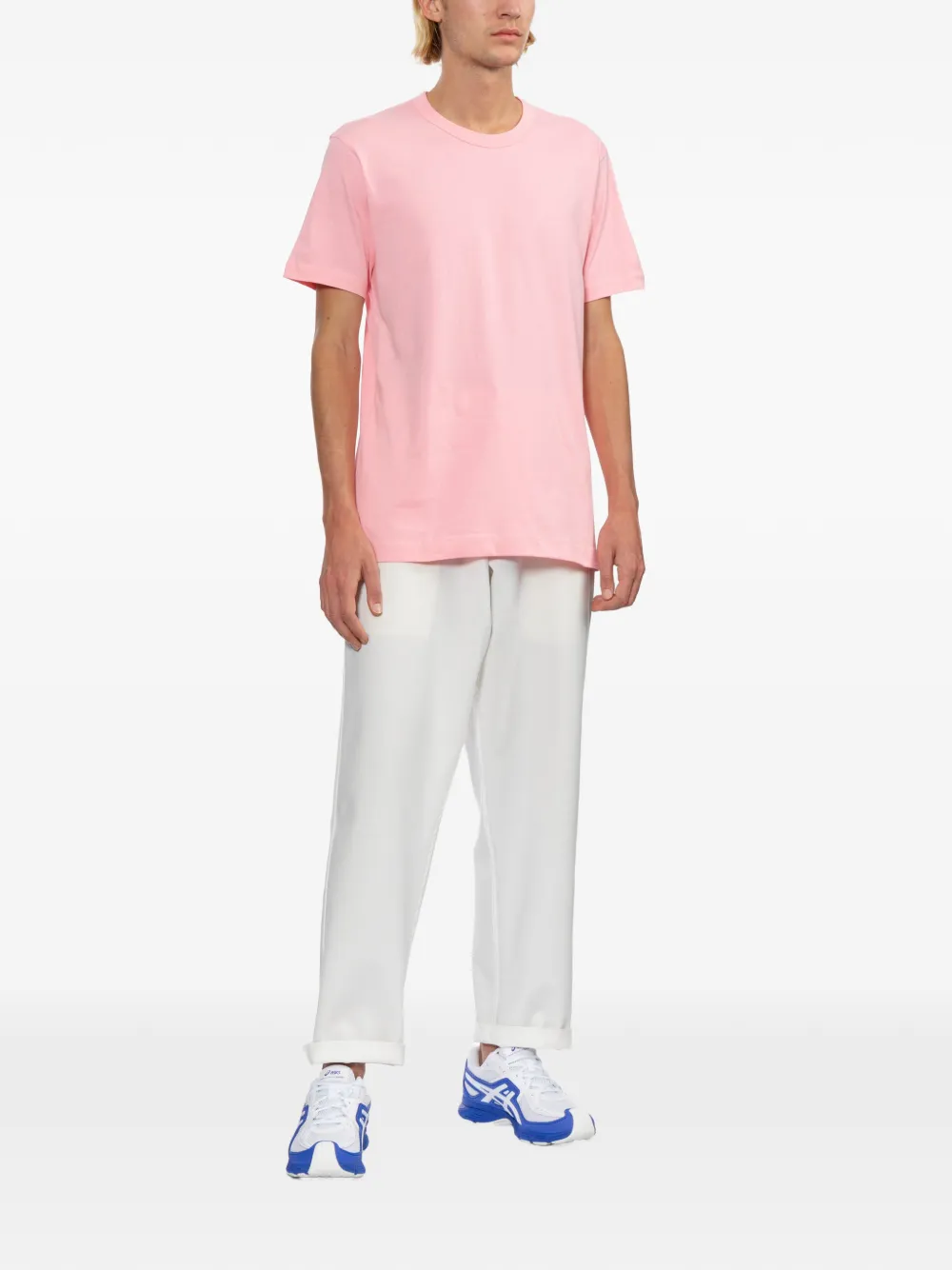 Comme Des Garçons Shirt T-shirt met logoprint Roze