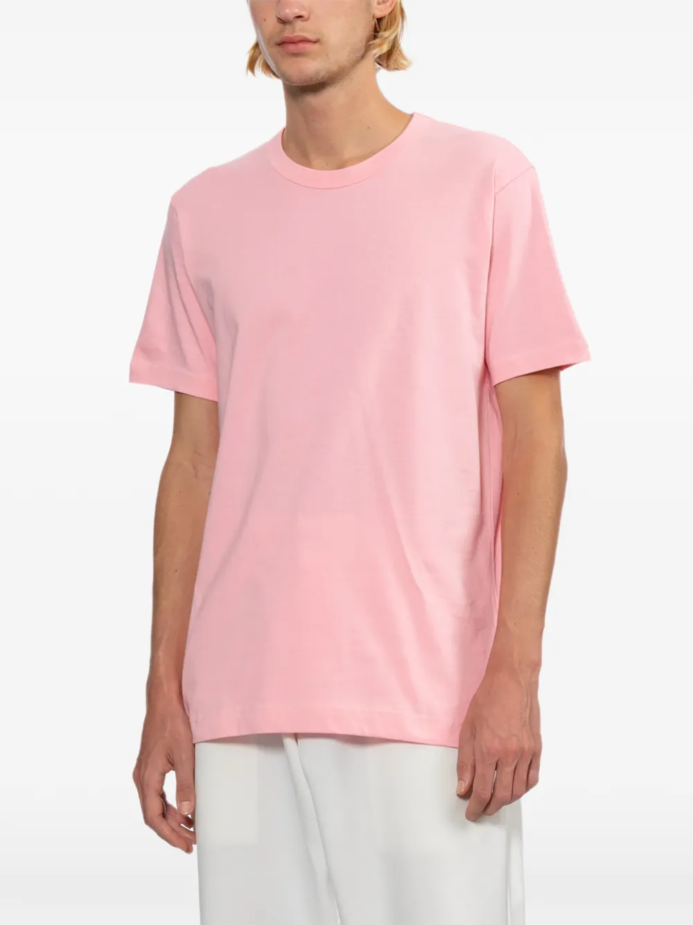 Comme Des Garçons Shirt T-shirt met logoprint Roze