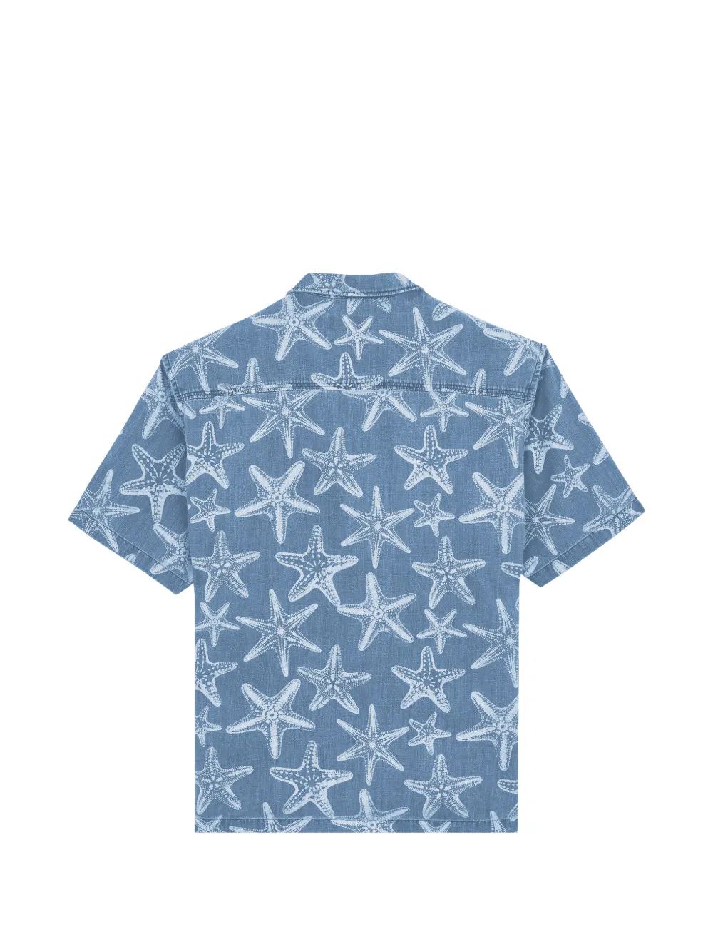 Vilebrequin Graniers overhemd met zeesterprint Blauw