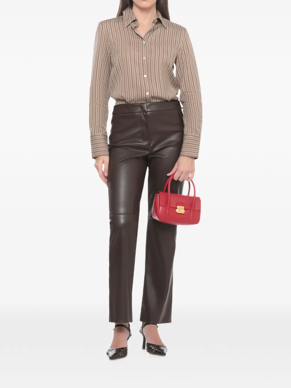 Coccinelle C-Me Lock mini-shopper Rood
