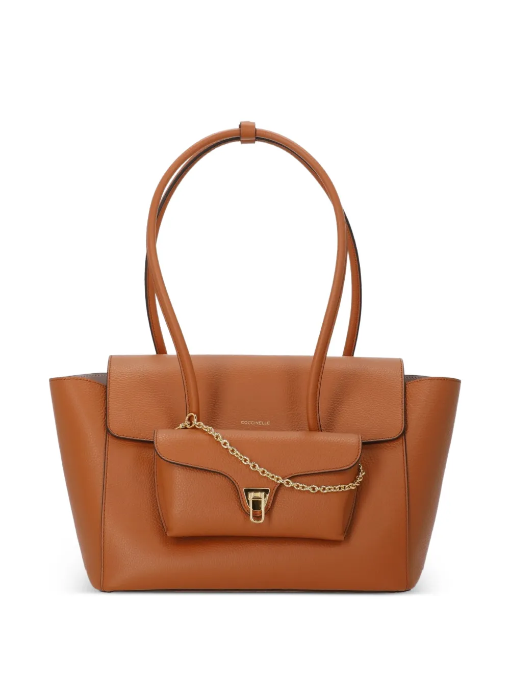 Coccinelle Double Beat large shoulder bag - Arancione