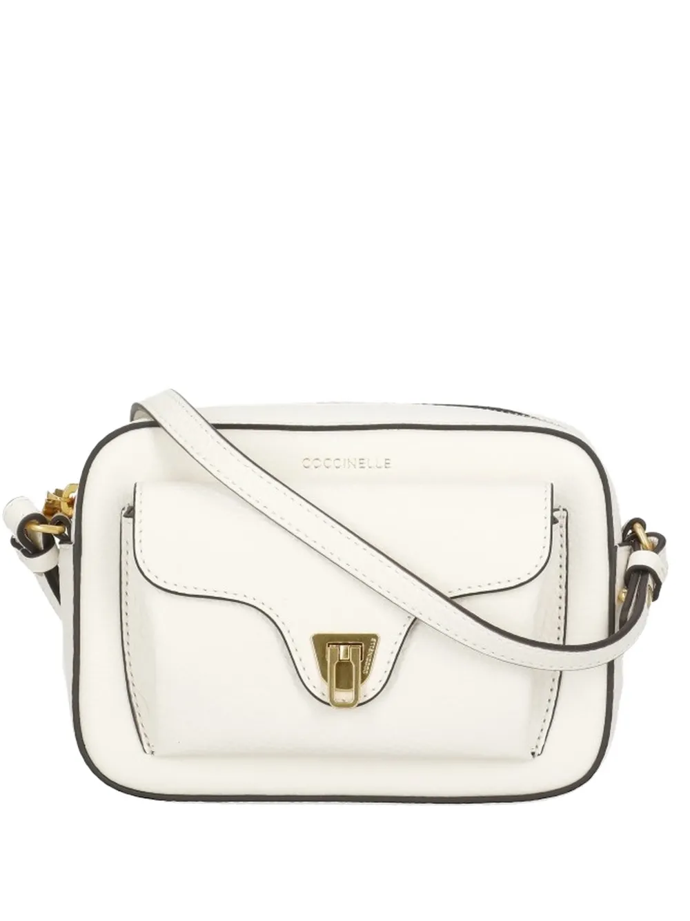 Coccinelle Beat Soft leather shoulder bag - Bianco