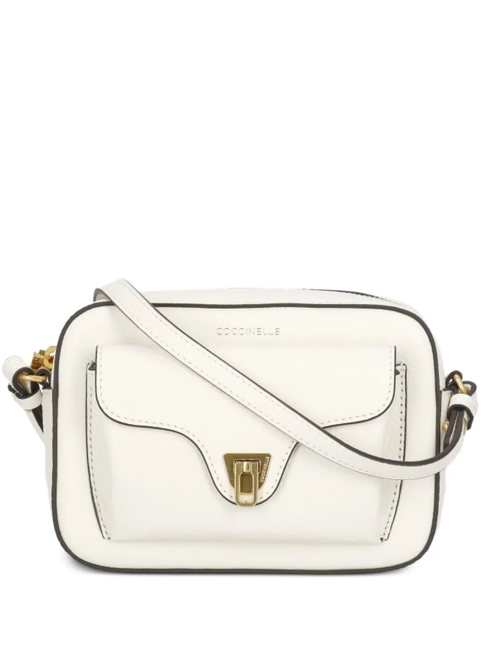 Coccinelle Beat Soft leather shoulder bag - Bianco