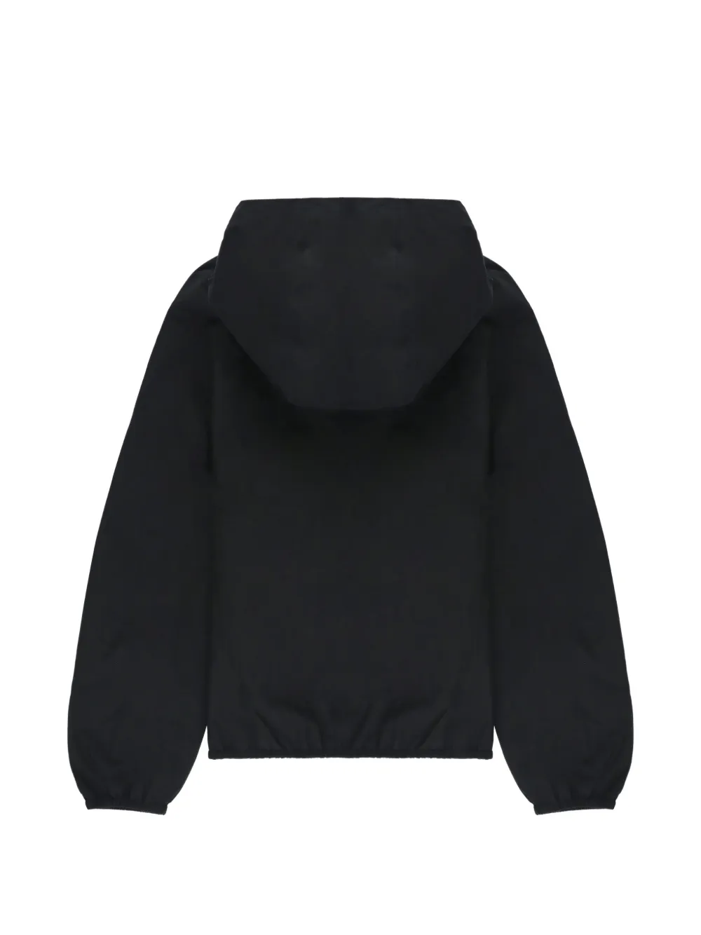 K Way Kids Jack met capuchon en rits Zwart