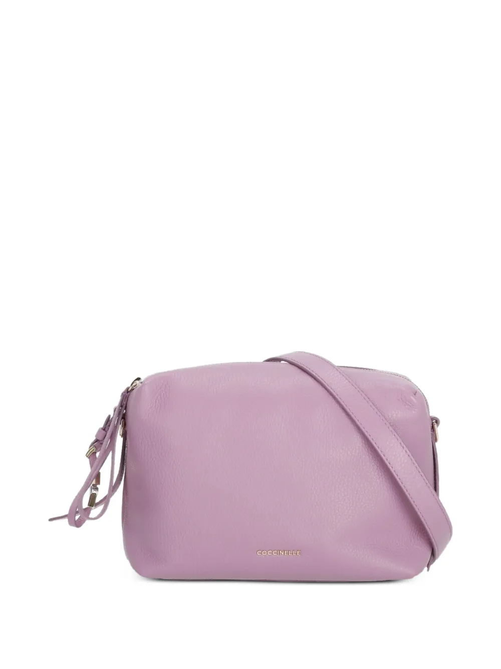 Coccinelle grainy leather shoulder bag - Viola