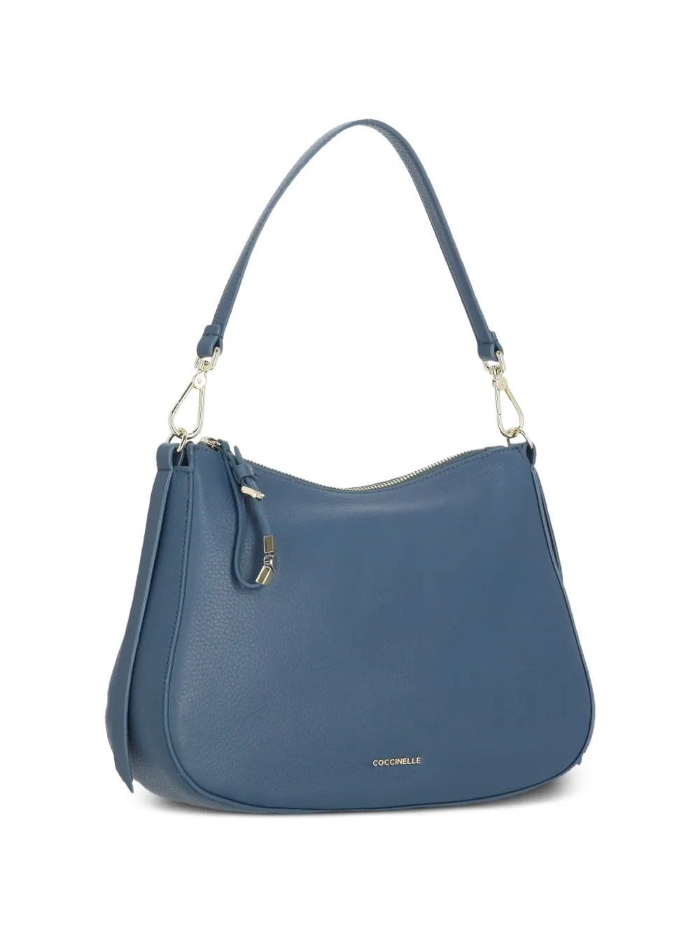 Coccinelle Kleine Nory leren schoudertas Blauw