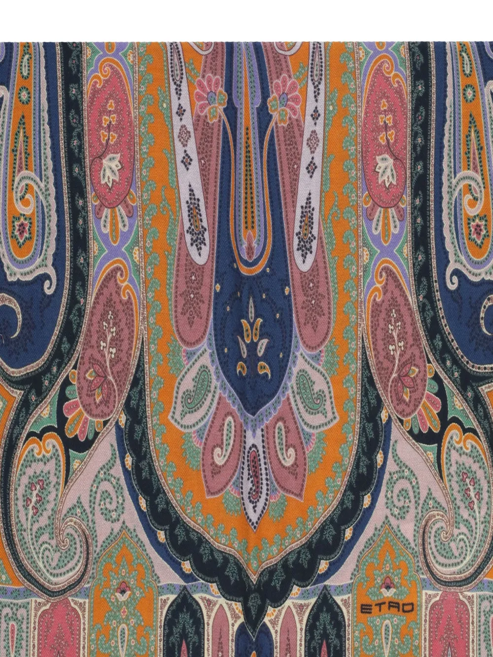 ETRO Sjaal met paisley-print Zwart