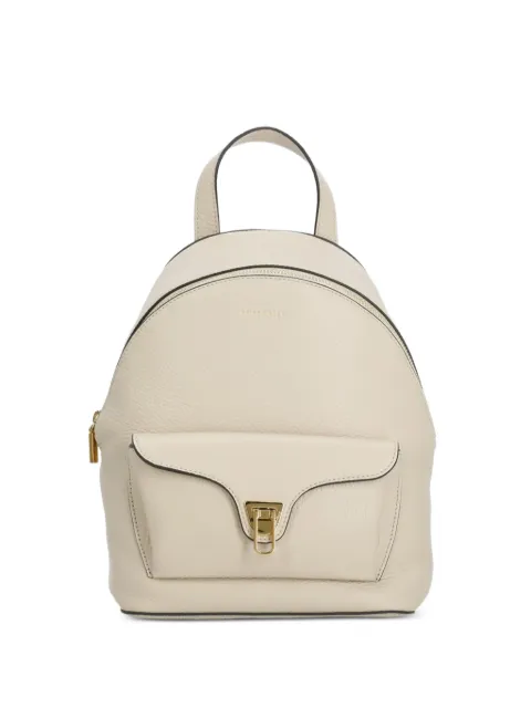 Coccinelle Beat pebbled leather small backpack