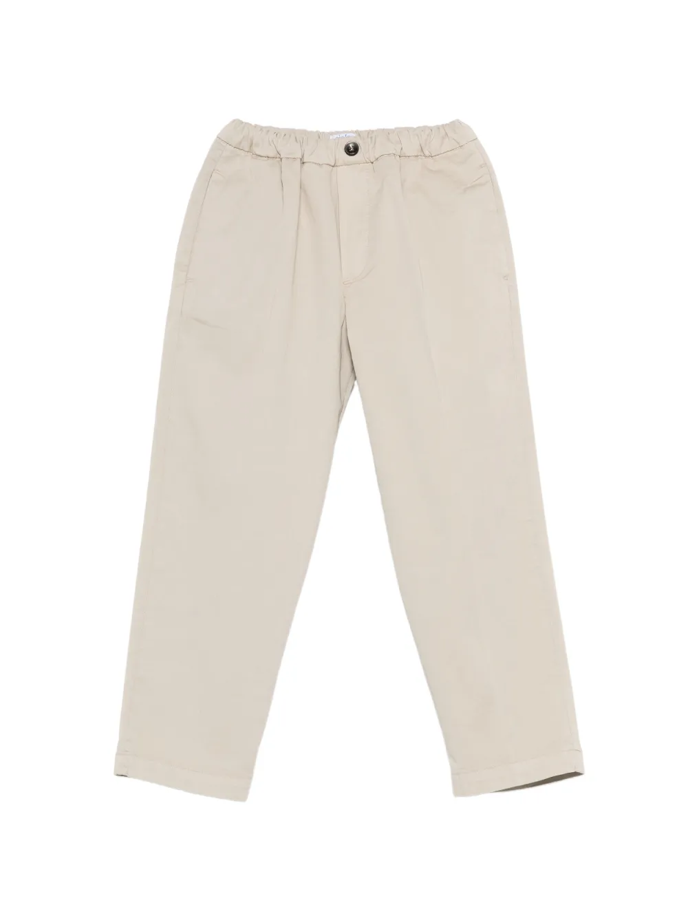 Siola Adam elastic-waistband trousers - Toni neutri