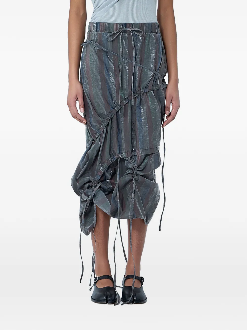 LUEDER Vortex midi skirt - Grigio