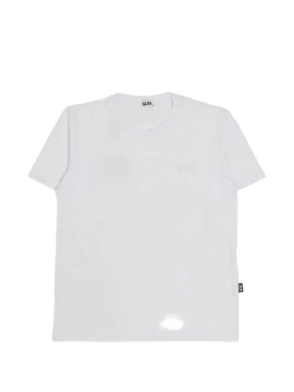 Gcds Kids t-shirt à logo brodé - Blanc Gcds Kids t-shirt à logo brodé - Blanc
